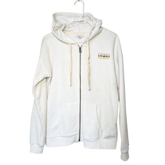 O'Neill Zipper Jacket - White - Size Small - Picture 2 of 3